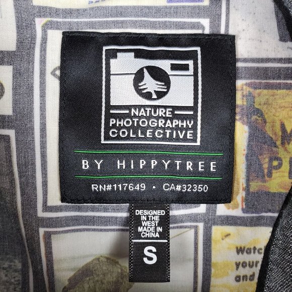 Hippytree Shirt Mens S Academia Country Western Cottagecore All Over Print - Picture 3 of 9